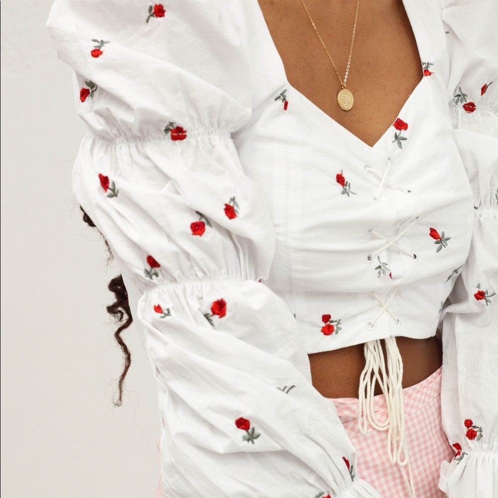 rachel antonoff statement blouse